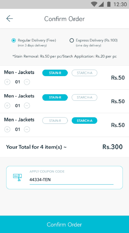 Laundry Kart - Hyper Local Services App screenshot 3